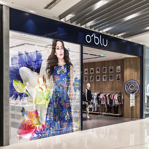 <span class=keywords><strong>Pantalla</strong></span> de película LED transparente ultrafina Publicidad Panel de pared de vidrio LED <span class=keywords><strong>Pantalla</strong></span> para ventana - Product Image 4