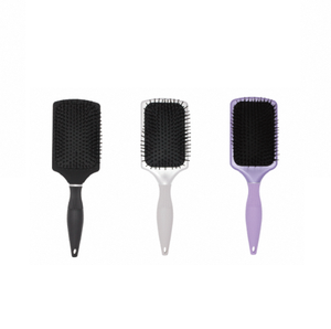 Brosse à cheveux professionnelle de salon, manche en M, rouleau en céramique, poils de sanglier doux, poignée en caoutchouc antidérapante - Product Image 1