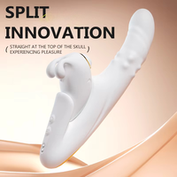 Kaninchen-Vibrator G-Punkt-Vibration Dildo Klitoris-Stimulator Schwing-Heizfunktion Saug-Orgasmus Erwachsenen-Sexspielzeug für Frauen und Paare