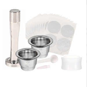 Nouvelles Idées de Produits 2023 Capsules Espresso Réutilisables Dosettes de Café Rechargeables Tasses en Acier Inoxydable Filtres - Product Image 4