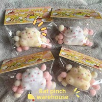 Mainan Squishy Cakar Kucing Jumbo, Mainan Fidget Penghilang Stres Kartun Slow Rising Grosir