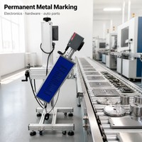 Machine de marquage laser à fibre 30W 50W, graveur portable à main pour plaque métallique, code QR, acier inoxydable