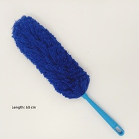 Plumeau professionnel en microfibre flexible pour le nettoyage des plafonds hauts et des meubles