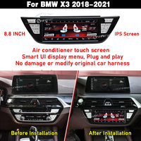 Panel de Control de CA Digital para BMW 1 2 3 5 Series GT F10 F11 X3 X4 X5 X6 M5 G30 G31 2011-2022 tablero de clima de aire acondicionado