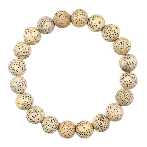 Pulsera de cuentas redondas de 9,5 mm Star Moon Bodhi, un solo hilo, unisex, para uso diario - Product Image 5