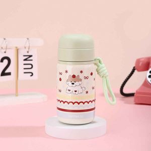 Children's Stainless Steel Vacuum Flask With Rope Cartoon Design For Travel - Product Image 6