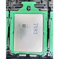 Processeur de serveur AMD 7Y83 Milan débloqué, 2,25 GHz, 64 cœurs, 128 threads, 280 W, série 7003