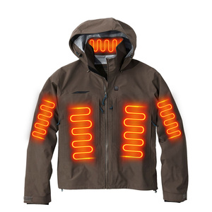 Übergrößen-Herrenjacke mit Abnehmbarer Heizung Hochwertige Verdickte Beheizte Jacke Wärmende Outdoor-Jacke für Camping, Skifahren, Wandern - Product Image 1