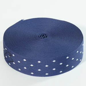 Ruban élastique en maille tissée en polyester épais de haute qualité de 5 <span class=keywords><strong>cm</strong></span> (<span class=keywords><strong>2</strong></span> pouces) avec motif chevrons élégant, de la marque Aoya Handles Bag Factory - Product Image 1