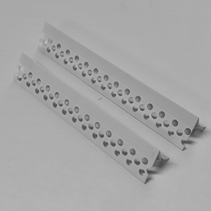 Profilés d'<span class=keywords><strong>angle</strong></span> en PVC de haute qualité pour cloisons sèches, vente directe usine, <span class=keywords><strong>gris</strong></span> perforé, pour plafonds décoratifs, design moderne pour appartements - Product Image 4