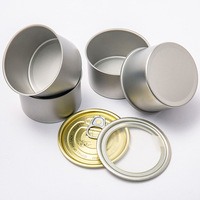 Lot de 2 boîtes de conserve rondes en fer blanc pour thon, imprimées sur mesure, pour produits de la mer, usage chimique, origine Shandong, modèle 200 # -400 #