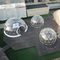 Dôme de jardin transparent, tentes dômes transparentes de 4-5-6 m de diamètre