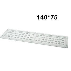 เลนส์มุมคู่สำหรับโมดูลโปรเจคเตอร์ LED รุ่น FE3150N FE1150N 140*75 องศา แบบ Plano-Convex พร้อมปลอกซิลิโคน ผลิตจาก PMMA - Product Image 1