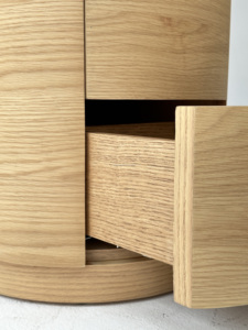 Modern Oak Nightstand Small <strong>Drawer</strong> Italian Design Bedside Storage Rack Wooden Bed <strong>Side</strong> <strong>Table</strong> Sleek Wooden Bedside <strong>Table</strong> <strong>Drawer</strong> - Product Image 5