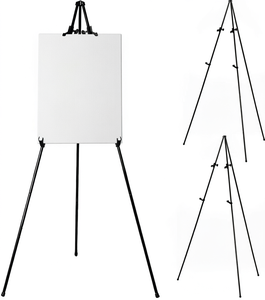 MEEDEN 2 Pack 63'' Tall Adjustable Instant Painting <b>Easel</b> Metal Folding Tripod Display <b>Stand</b> with Bag - Product Image 1