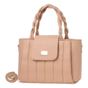 Bolsa de Maquillaje para Mujer Fana Kaira, Tamaño Mediano, Asa Trenzada, Almacenamiento de Cosméticos, Estilo Elegante, Microfibra, Cuero Sintético - Product Image 1