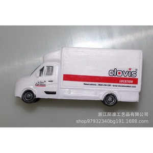 Clovis PU <b>Foam</b> Car Stress Relief Toy Cartoon Vehicle Model <b>Craft</b> Decor - Product Image 1
