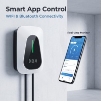 Stasiun Pengisian Daya yang Indah dengan Fungsi Tuya APP+WiFi, Plug and Play, Pengisi Daya EV 7kw