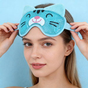 <span class=keywords><strong>Antifaz</strong></span> <span class=keywords><strong>de</strong></span> Terciopelo, <span class=keywords><strong>Antifaz</strong></span> <span class=keywords><strong>de</strong></span> PVC y Terciopelo <span class=keywords><strong>con</strong></span> Cuentas <span class=keywords><strong>de</strong></span> Hielo, Aplicación Fría y Caliente, Doble Uso, Cristal, Terciopelo Ultra Suave, Suave y Delicado - Product Image 5