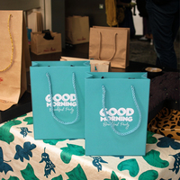 Sac de shopping écologique personnalisé avec logo, en papier blanc, pour vêtements, parfums, chaussures, avec poignée en corde