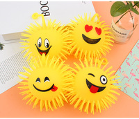 Balles molles Balle anti-stress drôle Squeeze Smiley Face pour enfants pour adultes Jouet de décompression