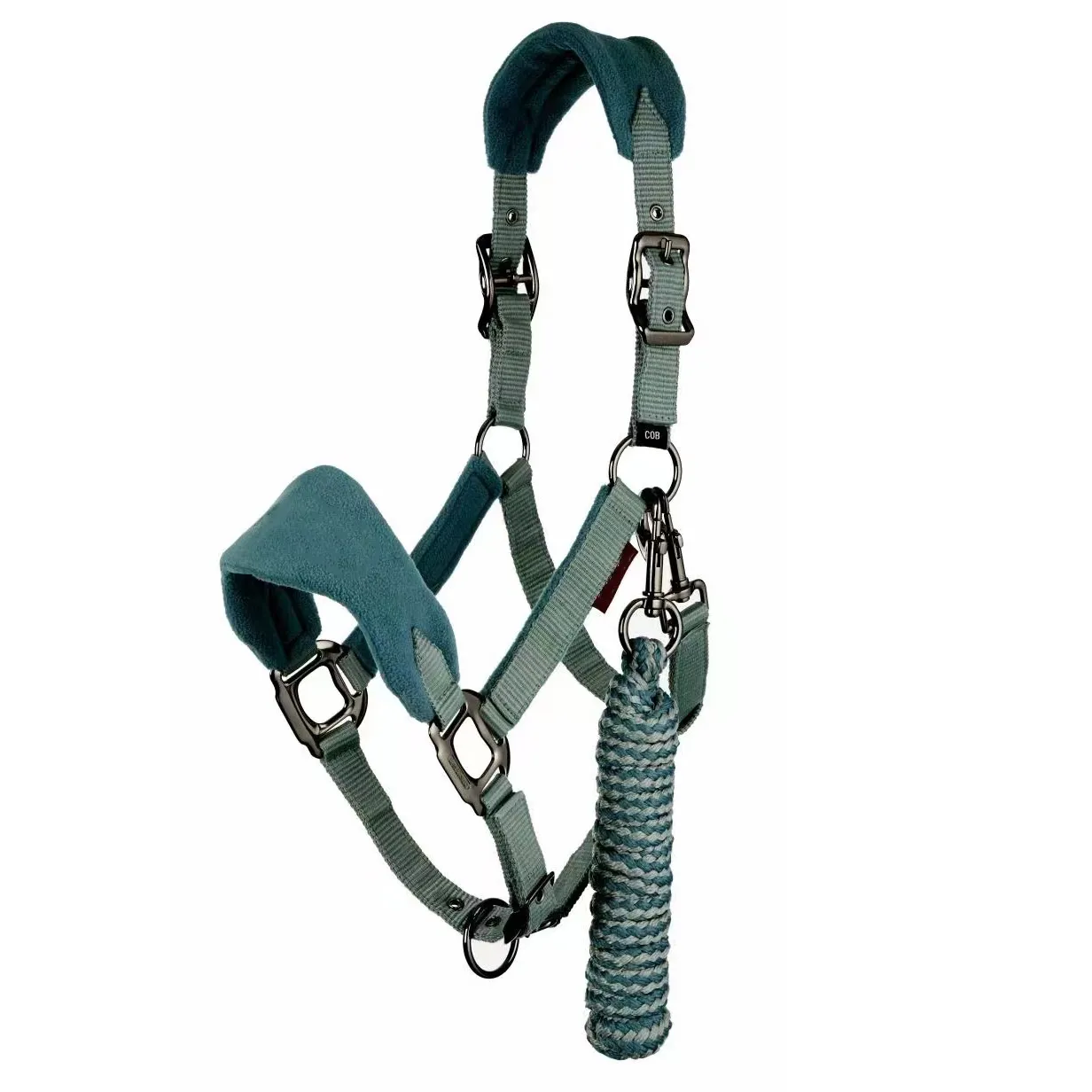 Fabricant d'équitation OEM Halter pour chevaux Entraînement en nylon disponible dans toutes les couleurs Halters pour chevaux et cordes de plomb