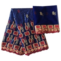H & D Impression africaine personnalisée en gros Chine Bazin tissu Ankara tissu Java Polyester Bazan tissu d'impression en relief