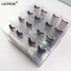 天然フェイクミンクまつげ15mm,ビーガンフルストリップまつ毛残酷な無料まじきまつげ工場卸売 - Product Image 3