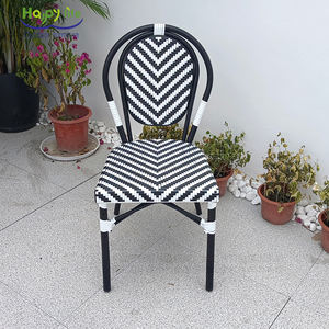 Silla de exterior de ratán francés de aluminio duradero para muebles Happy Life, muchas opciones para terraza, jardín, parque, cocina, taller de Villa - Product Image 3