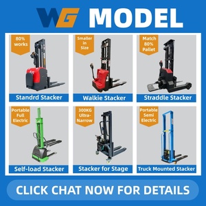 Montacargas Eléctrico WGZN con Capacidad de Carga, Elevación Automática de Vehículos, Carga y Descarga de Mercancías, Apilador Portátil - Product Image 4