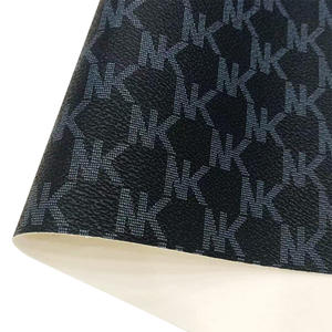 Tissu en vinyle texturé gaufré imprimé lettres colorées imitation cuir pour chaussures/sacs/sacs à main/élastiques à cheveux/artisanat - Product Image 4