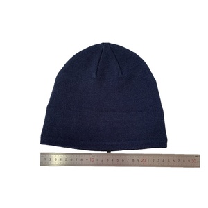 Bonnet pour homme et femme, chapeau en coton côtelé en laine mérinos - Product Image 2