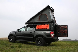 Camioneta 4x4 de Aluminio para Acampar, con Remolque y Toldo - Product Image 2