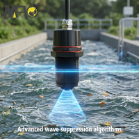 Débitmètre radar sans contact pour canaux ouverts, chutes Parshall et barrages, modèles intégrés avec sortie de débit directe et capteur de niveau d'eau