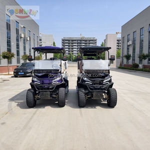 Carrito de Golf Eléctrico 4x4 con 4 Asientos, Todoterreno, Motor de 5KW, Batería de Litio de 60V, Compatible con Villas Vacacionales, Controlador Curtis, Aluminio - Product Image 6
