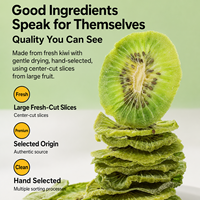 Tranches de kiwi vert séché de qualité supérieure - Snack santé et minceur au thé avec vitamine C 90g