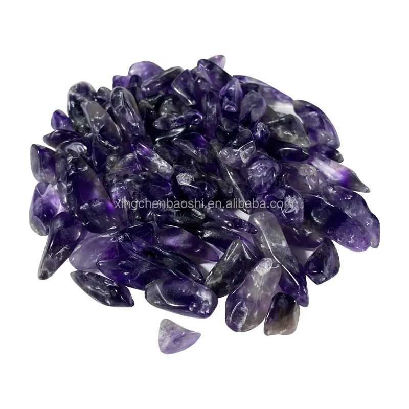 Groothandel Crystal Geode Hoge Kwaliteit Crystal Chips Natuurlijke Amethist Grind Kleine Tumble Stenen Kristallen Healing Stenen Te Koop