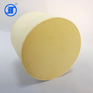 배기 부품 <span class=keywords><strong>DOC</strong></span> 세라믹 벌집 모노리스 지원 촉매 변환기 기판 304.8*304.8mm 디젤 산화 촉매 - Product Image 1