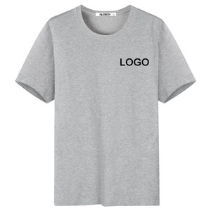 Wholesale Custom Men's 100% Cotton Solid Embroidered Short Sleeve Silk Screen Printed Oversized Fit Casual T-Shirts Blanks - Product Image 2