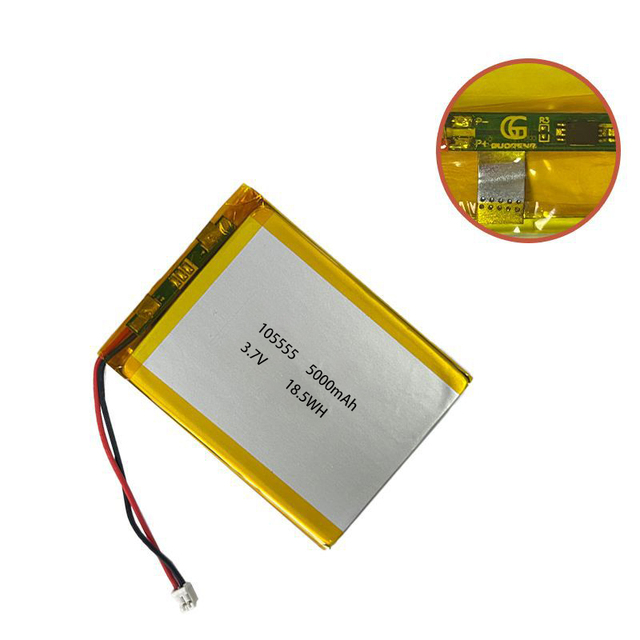 Customized 3.7V 5000mAh 105555 Rechargeable Lithium-ion Battery Pack Soft Shell Bag-type Lithium Polymer Lipo Battery Cell