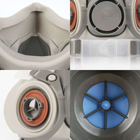 Masque à gaz demi-visage GuardShield CF6200 certifié CE avec filtre à charbon actif pour vapeurs et gaz inorganiques – Vente directe usine