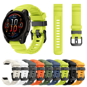 <span class=keywords><strong>Correa</strong></span> de Reloj Deportiva de Silicona RYB para Garmin <span class=keywords><strong>Fenix</strong></span> 8 7 7X Pro 6 6X 5 5X <span class=keywords><strong>3</strong></span> <span class=keywords><strong>HR</strong></span> EPIX - Product Image 1