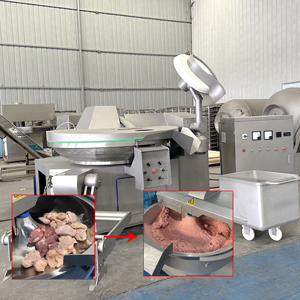Hachoir industriel Aimeida à grande vitesse en acier inoxydable 304, triphasé 380V, pour viande et légumes, machine automatique à saucisses - Product Image 1