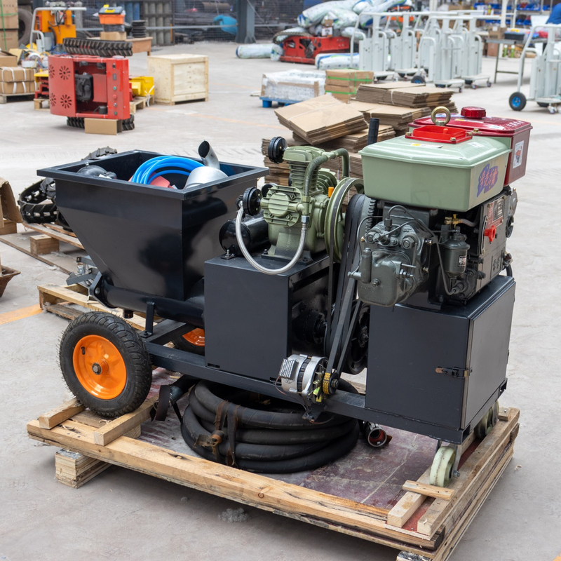 Spray Electric diesel Motar Plastering Machine