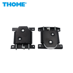 Rueda para Puerta Corredera con Cierre Suave para Gabinetes y <span class=keywords><strong>Puertas</strong></span> de Madera, Precio de Fábrica, Riel y <span class=keywords><strong>Ruedas</strong></span> de Aluminio para Puerta Corredera - Product Image 3