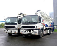 Pompe à béton montée sur camion 36X-5Z 35,5 m pour les travaux de construction sur site