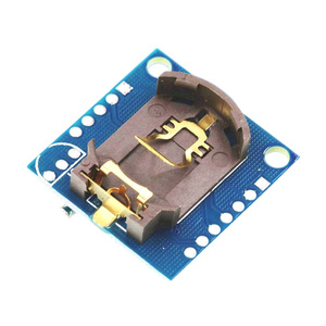 Modulo RTC I2C Compatto con Memoria 24C32 DS1307, Pin Header per Orologio, <span class=keywords><strong>Dimensioni</strong></span> 28x27x8mm - Product Image 4