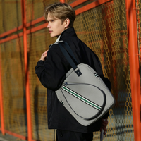 Sac de raquette de badminton multifonctionnel et imperméable, style premium, personnalisable avec logo, sac de sport tendance pour fitness et activités de plein air, prix usine