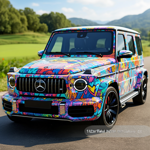 <b>Car</b> Film Graffiti <b>Decal</b> 1.52x1.8m M033 For Vehicle Body Decoration - Product Image 2