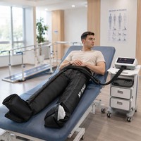 Appareil médical de compression d'air à 12 chambres pour jambes entières, avec pression réglable pour le soulagement de la TVP